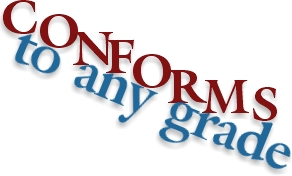 Conforms heading