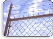 Fence for Security Light