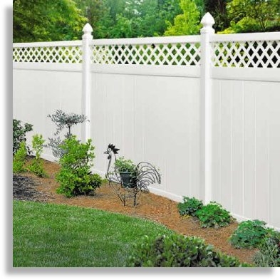 Vinyl Lattice Fence