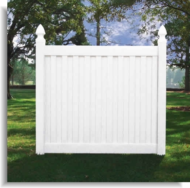 Vinyl Shadowbox Fence